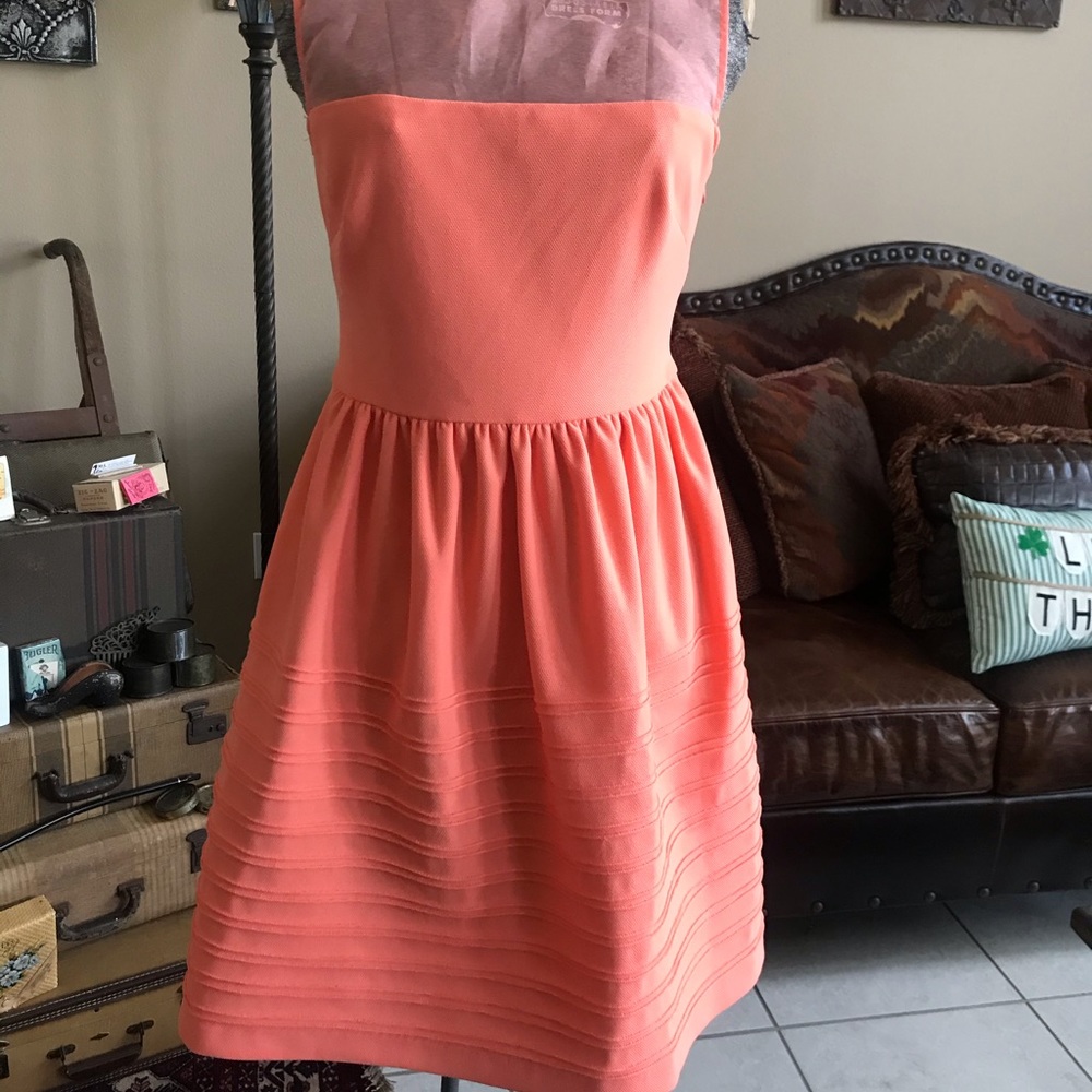 BETSEY JOHNSON Spring Coral Patio Pool Party Dress